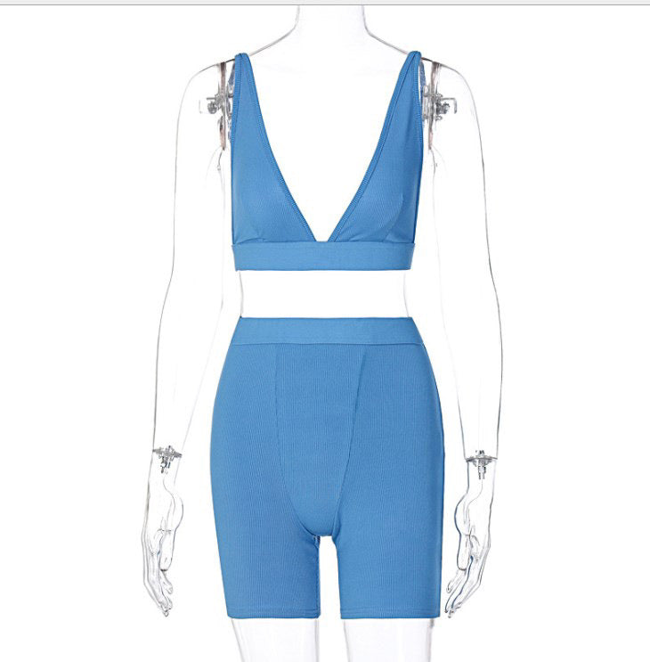 Blue Short Set