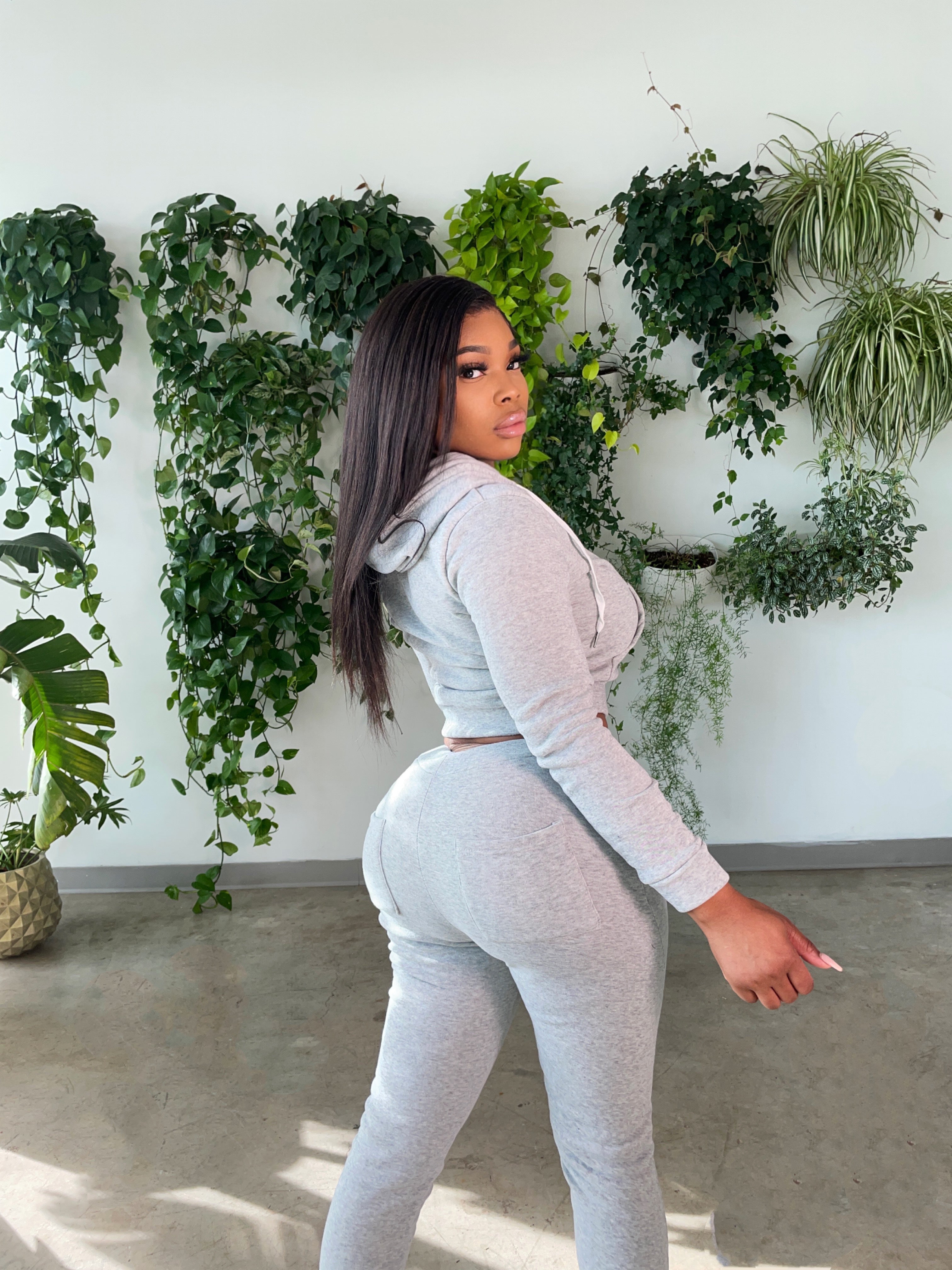 Heather Grey Sweatsuit