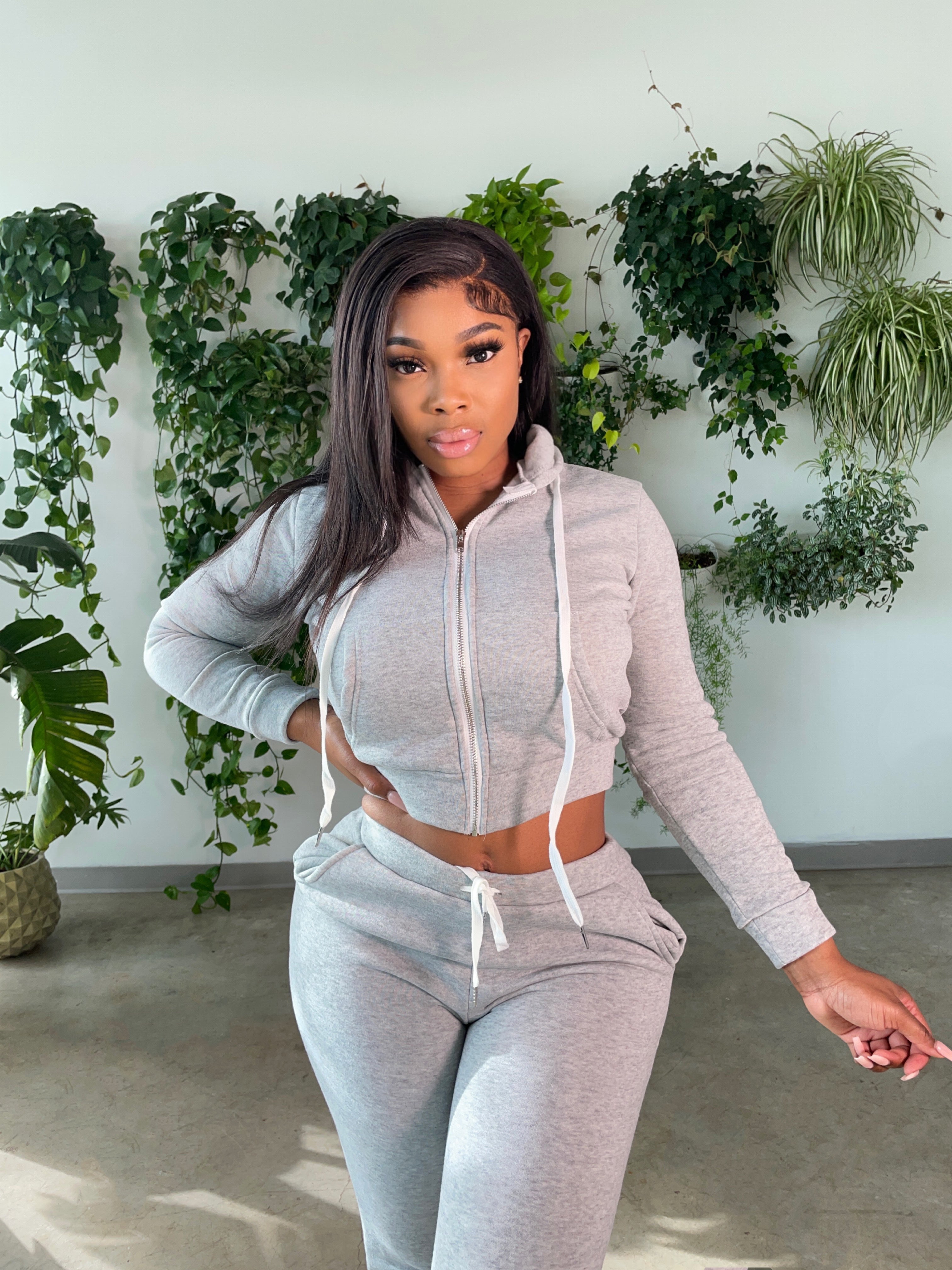 Heather Grey Sweatsuit