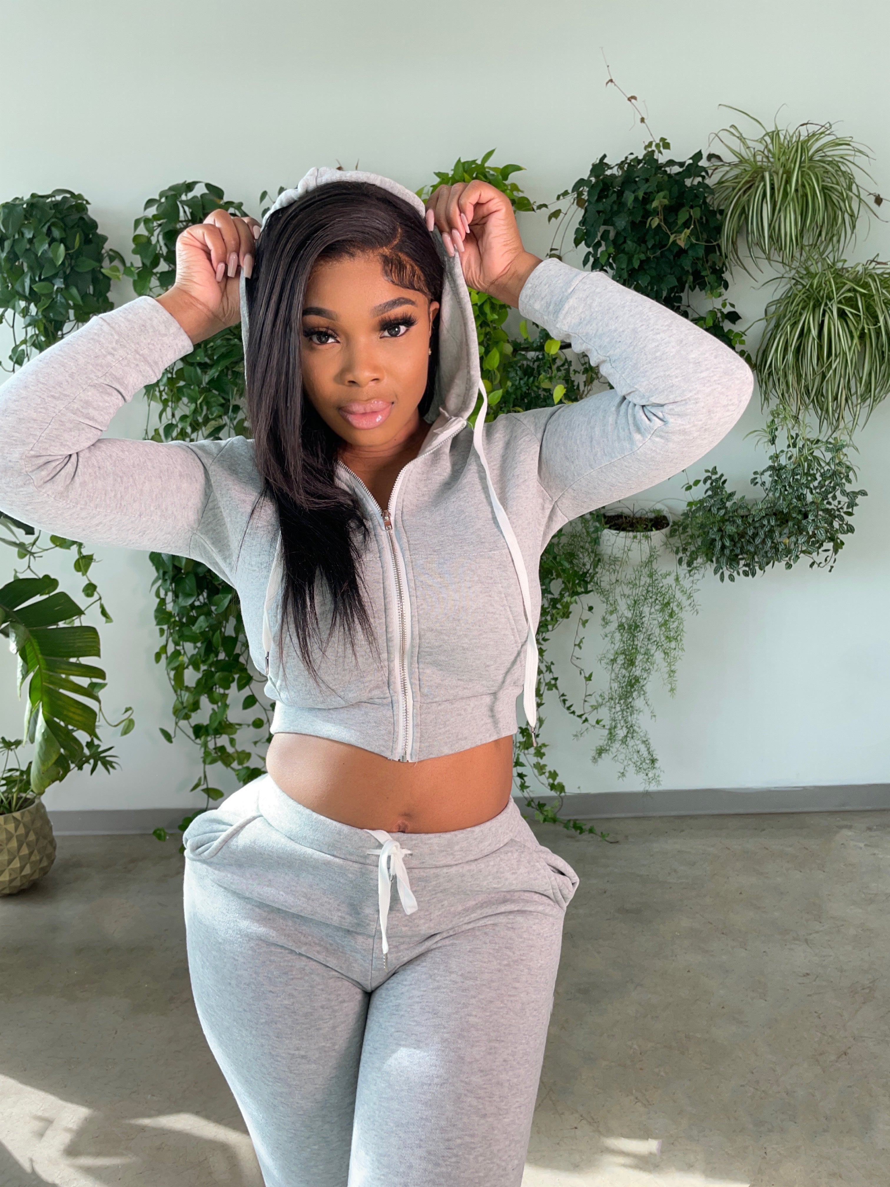 Heather Grey Sweatsuit