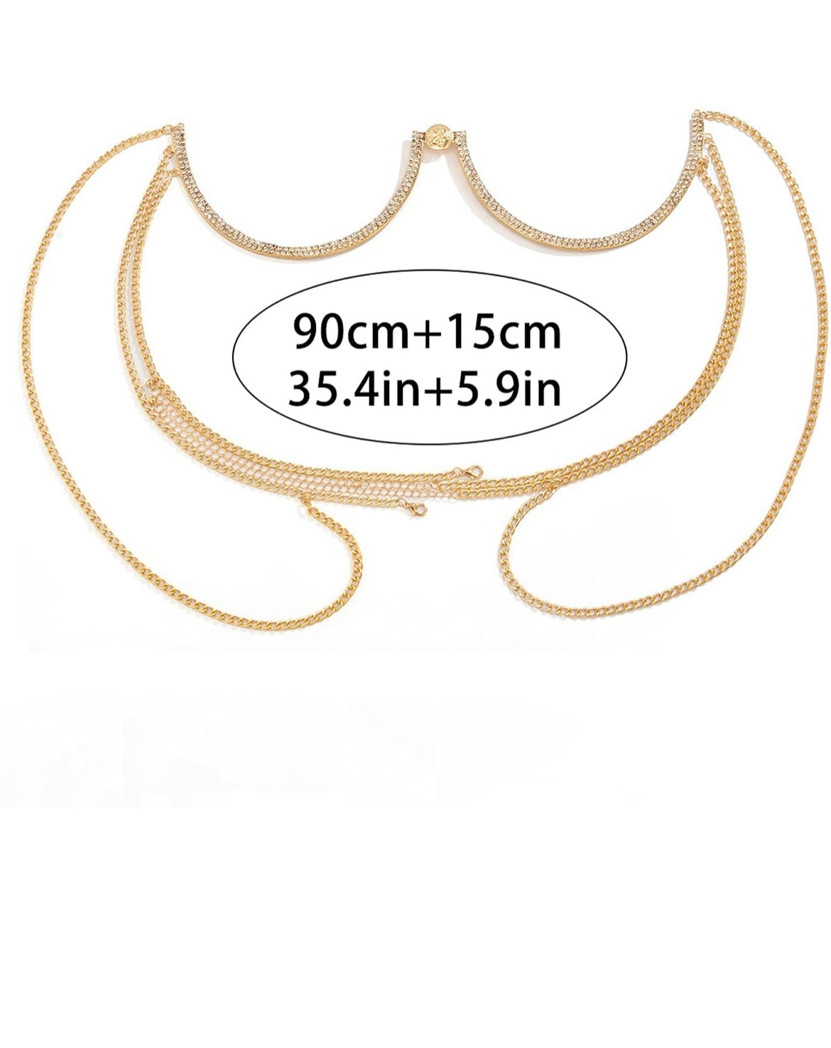 Diamanté Jewelry Bra